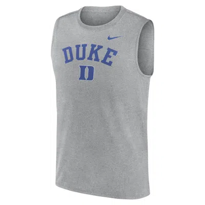 Nike Duke Primetime Arch Legend  Men's Dri-fit College Muscle Tank Top In Gray
