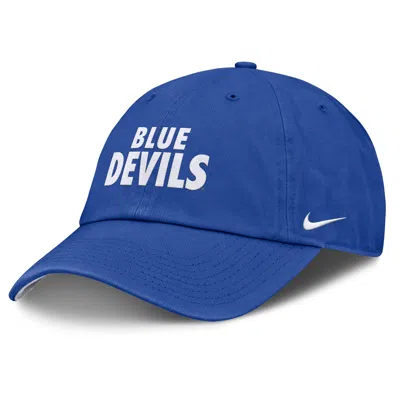 Nike Duke Primetime Chant Club  Unisex College Adjustable Hat In Blue