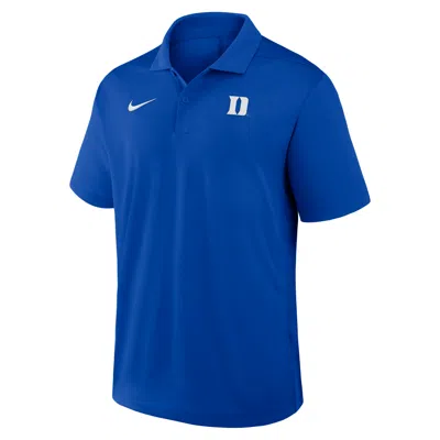Nike Duke Primetime Victory Plus  Men's Dri-fit College Polo In Blue