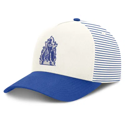 Nike Duke Rise  Unisex Dri-fit College A-frame Adjustable Hat In White