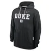Nike Black Duke Blue Devils 2025 Sideline Standard Issue Dri-fit Hoodie In Black