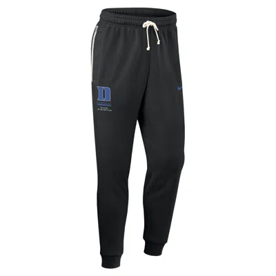 Nike Duke Sideline Standard Issue  Men's Dri-fit College Taper Pants In Black