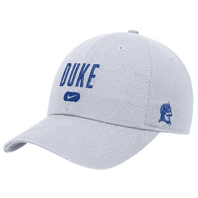 Nike Duke Unisex College Campus Cap In White | ModeSens