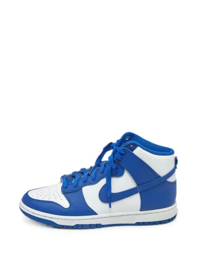 Pre-owned Nike Dunk Game Royal High-top Sneakers In Blue