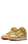 Nike Men's Dunk High Retro Premium Shoes In Gold