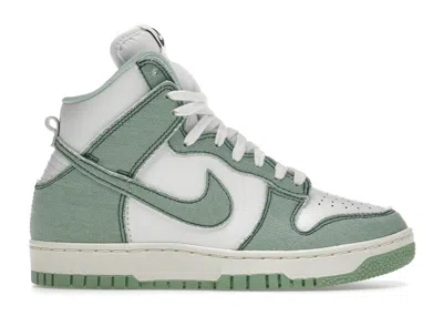 Pre-owned Nike Dunk High 1985 Denim (women's) Sneakers In Enamel Green/summit White