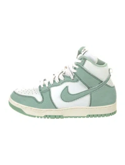 Pre-owned Nike Dunk High 1985 'green Denim' Sneakers In Multi