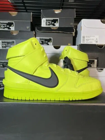 Pre-owned Nike Dunk High Ambush Flash Lime Brand Size 13 In Green