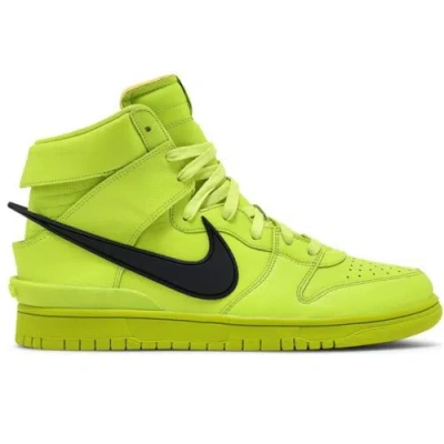 Pre-owned Nike Dunk High Ambush ‘flash Lime' Men's Size 7 | Women's Size 8.5 Cu7544 300 In Yellow