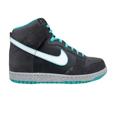 Pre-owned Nike Dunk High 'anthracite Turquoise' | Black | Men's Size 5.5