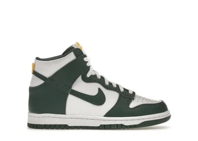Pre-owned Nike Dunk High Australia Sneakers In Green/white/university Gold