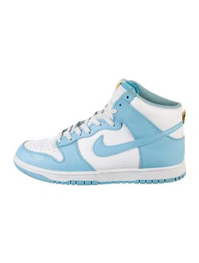 Pre-owned Nike Dunk High Blue Chill Sneakers In Multi