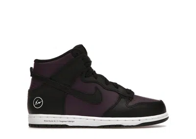 Pre-owned Nike Dunk High Fragment Bejing (2021) Sneakers In Wine/black/white