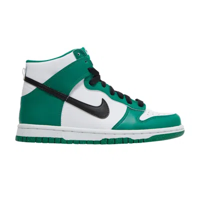 Pre-owned Nike Dunk High Gs 'celtics' | Green | Kid's Size 3.5