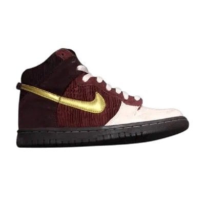 Pre-owned Nike Dunk High Gs 'deep Burgundy' In Red