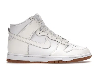Pre-owned Nike Dunk High Gum (women's) Sneakers In White/sail/gum Medium Brown