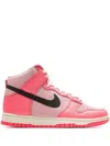 Nike Dunk High Sneakers In Pink
