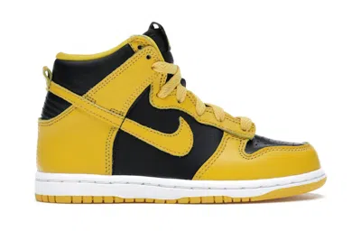 Pre-owned Nike Dunk High Iowa (2020) Sneakers In Black/varsity Maize