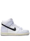 Nike Kids' Dunk High "aluminum" Sneakers In Summit White/football Grey/black