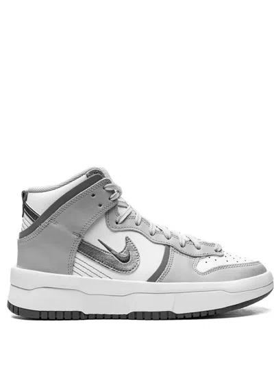 Nike Dunk High "light Smoke Grey" Sneakers In White