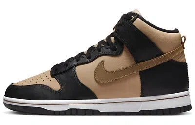 Pre-owned Nike Dunk High Lxx Black Flax - Dx0346-001 In White