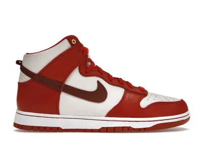 Pre-owned Nike Dunk High Lxx (women's) Sneakers In Cinnabar/mars Stone/sail