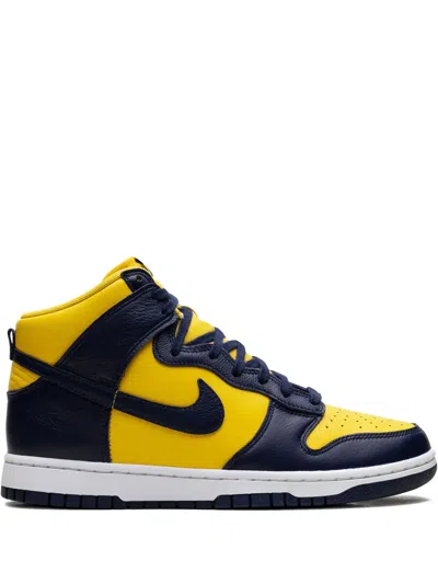 Nike Dunk High "michigan 2025" Sneakers In Blue