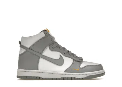 Pre-owned Nike Dunk High Next Nature Marigold Sneakers In Wolf Grey/white