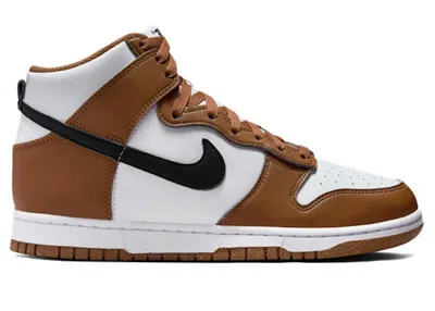 Pre-owned Nike Dunk High Next Nature (women's) Sneakers In Light British Tan/white/black