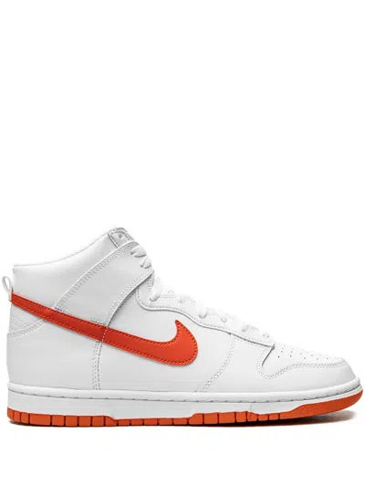 Nike Dunk High "picante Red" Sneakers In White