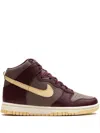Nike Dunk High Basketball Sneaker In Red