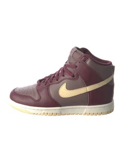 Pre-owned Nike Dunk High 'plum Eclipse' (women's) Wedge Sneakers
