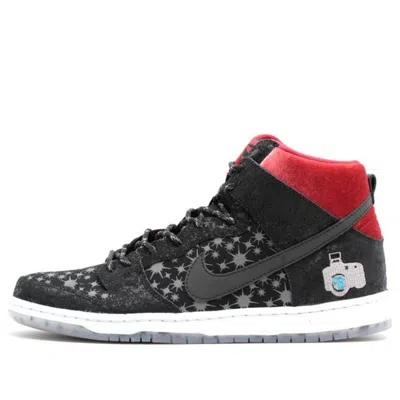 Nike Dunk High Prem Sb Bp Qs 'paparazzi' In Black
