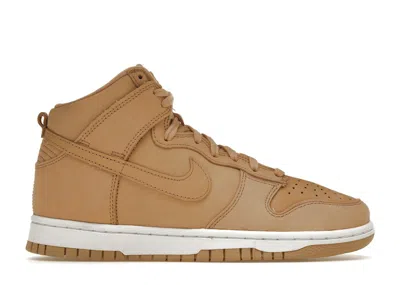 Pre-owned Nike Dunk High Premium (women's) Sneakers In Vachetta Tan/white