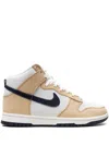Nike Gray & Beige Dunk High Premium Sneakers In Neutrals