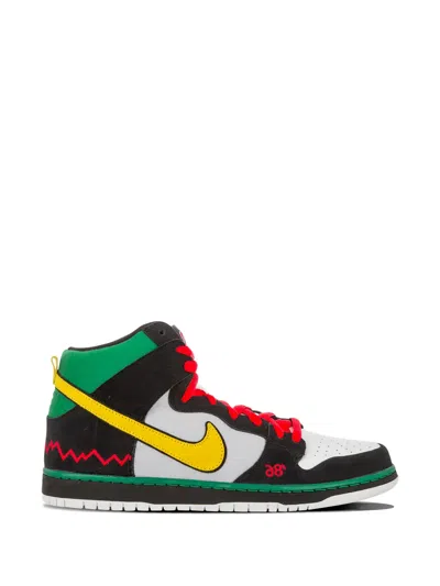 Nike Dunk High Pro Premium Sb Sneakers In Black