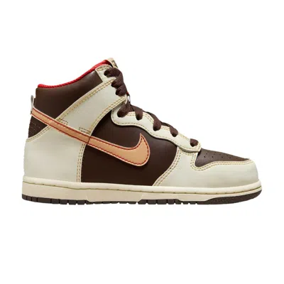 Pre-owned Nike Dunk High Ps 'baroque Brown' | Kid's Size 3