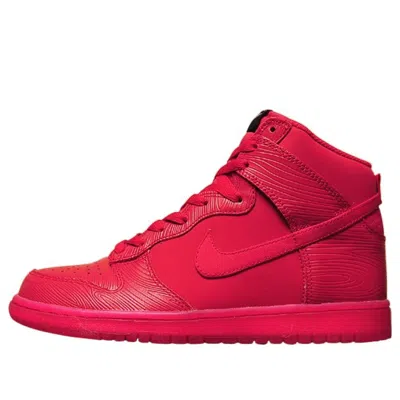 Nike Dunk High 'red Wood Grain'
