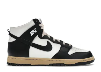 Pre-owned Nike Dunk High Retro Vintage Panda (women's) Sneakers In Black/white/cream