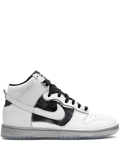 Nike Dunk High Se "chrome" Sneakers In White