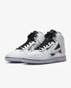 Nike Dunk High Se Dx5928-100 Sneaker Women's White Athletic Shoes Rhs5939 In Gray