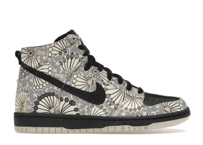 Pre-owned Nike Dunk High Skinny Prem Liberty Of London (women's) Sneakers In Black/sail