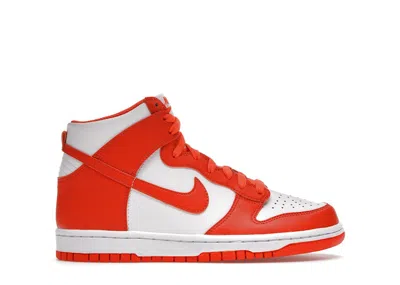 Pre-owned Nike Dunk High Sp Syracuse (2021) Sneakers In White/orange