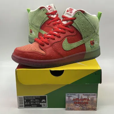Pre-owned Nike Dunk High Strawberry Cough Shoes In Red