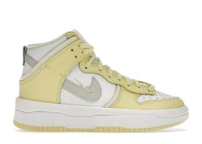Pre-owned Nike Dunk High Up Rebel Lemon Yellow (women's) Sneakers In White/citron Tint/coconut Milk