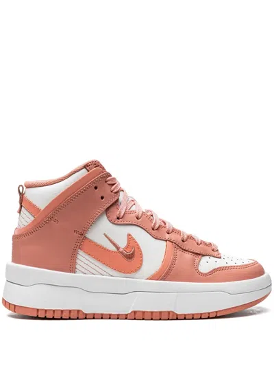Nike Dunk High Up "sail Light/madder Root" Sneakers In Orange