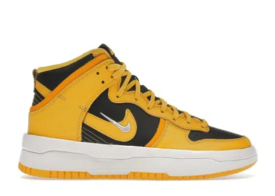 Pre-owned Nike Dunk High Up Varsity Maize (women's) Sneakers In Black/university Gold/white In Multi