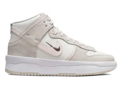 Pre-owned Nike Dunk High Up (women's) Sneakers In Sail/phantom/light Soft Pink