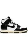 Nike Dunk High "vintage Black" Sneakers In Weiss