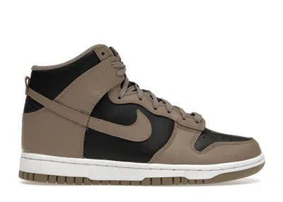 Pre-owned Nike Dunk High (women's) Sneakers In Black/moon Fossil